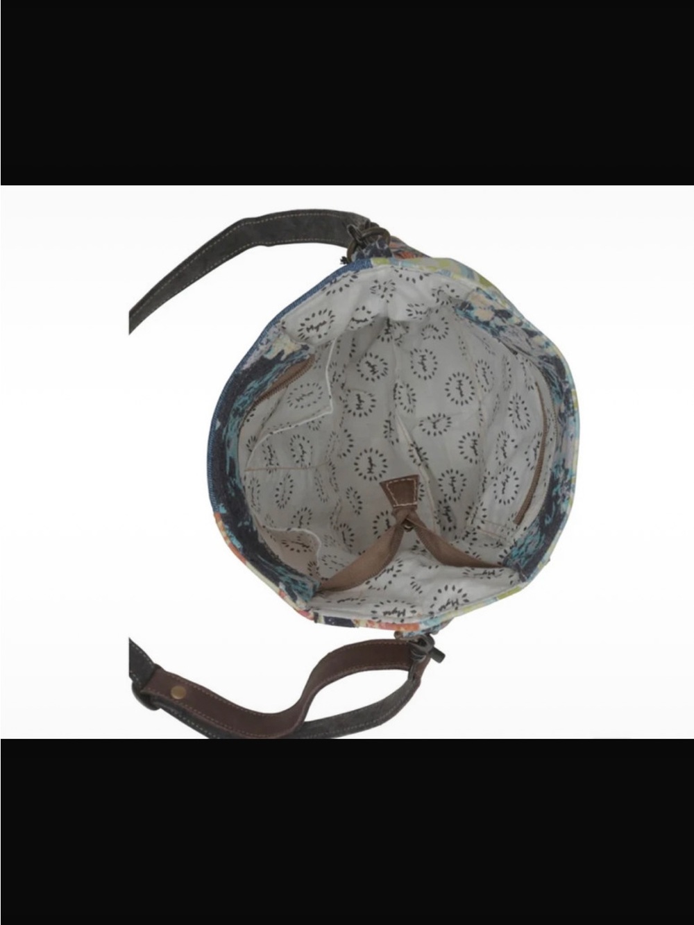 Floral Patchwork Crossbody Bag - Multicolor - Picture 4 of 7